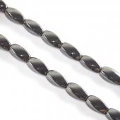 Non magnetic Hematite Beads, Twist,different size for choice & Customized,Hole:Approx 1mm, Length:Approx 15.7 Inch, Sold By Strand